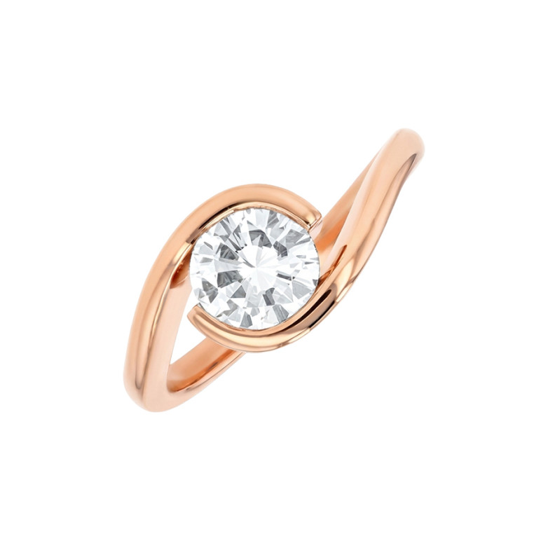 Acheter Solitaire diamant 1 carat or rose 5.42g Comme neuf - 5300,00 € Solitaire diamant 1 carat or rose 5.42g Comme neuf - reconditionné disponible sur Gemme Les Bijoux